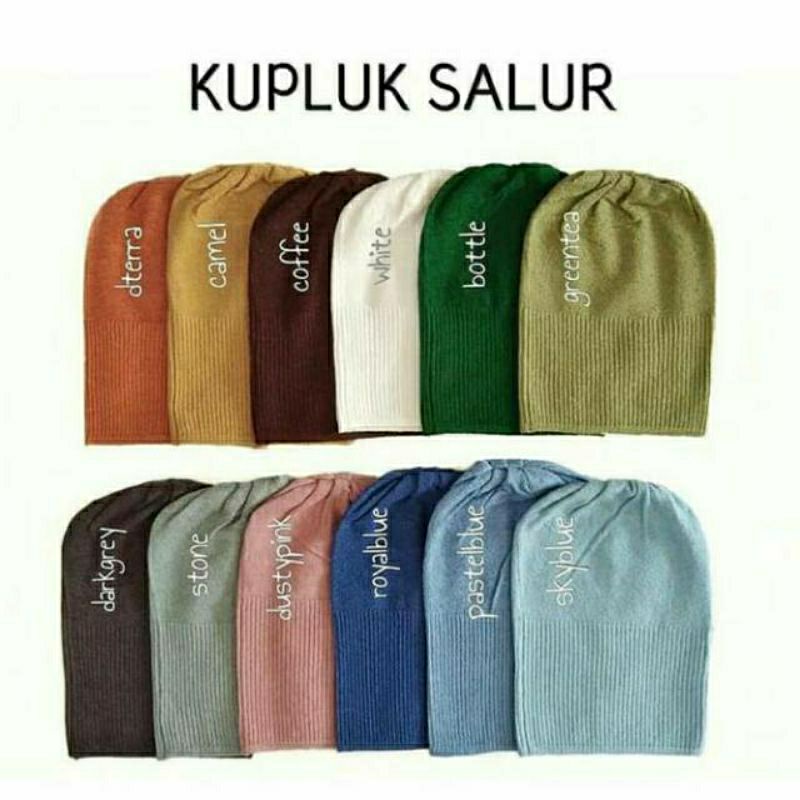 Ciput Kupluk | Kupluk Rajut | Inner Rajut Anpust/ Daleman Jilbab