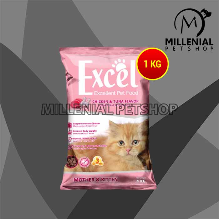 Makanan Kucing Excel Cat Food 1 KG