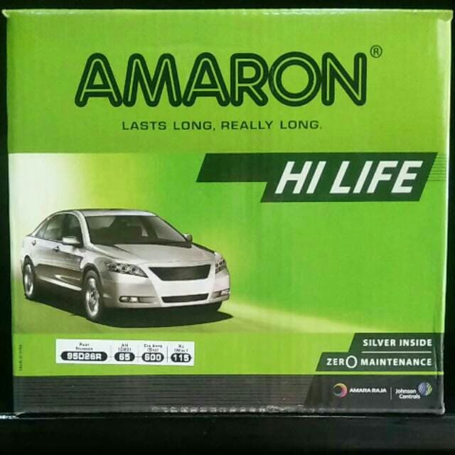 Code155❤ Accu Amaron Hi Life 95D26R / Ns70 12V - 65Ah