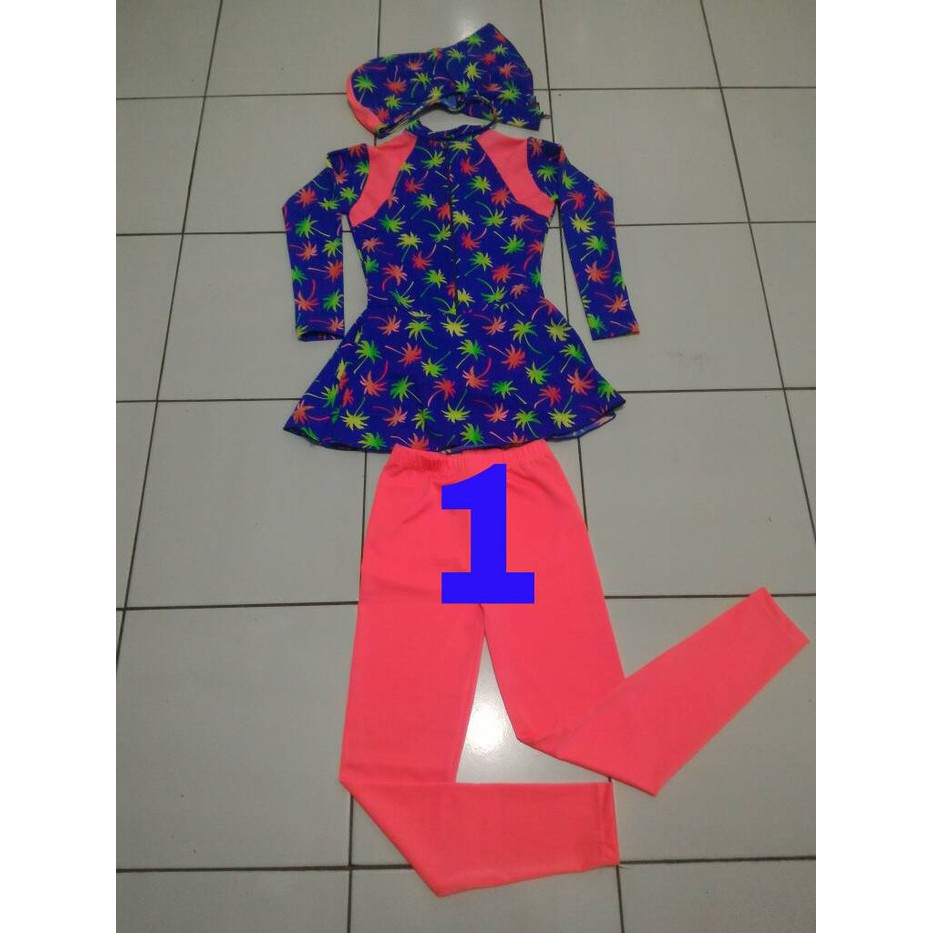 SALE BAJU RENANG MUSLIM ANAK SD