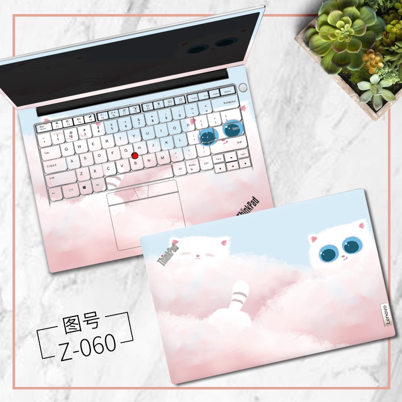 3 Pcs Stiker Pelindung Keyboard Laptop Lenovo Thinkbook 16P G2 + E14 Gen 2 X1 carbon 2021 Gen9 Motif Print Kartun