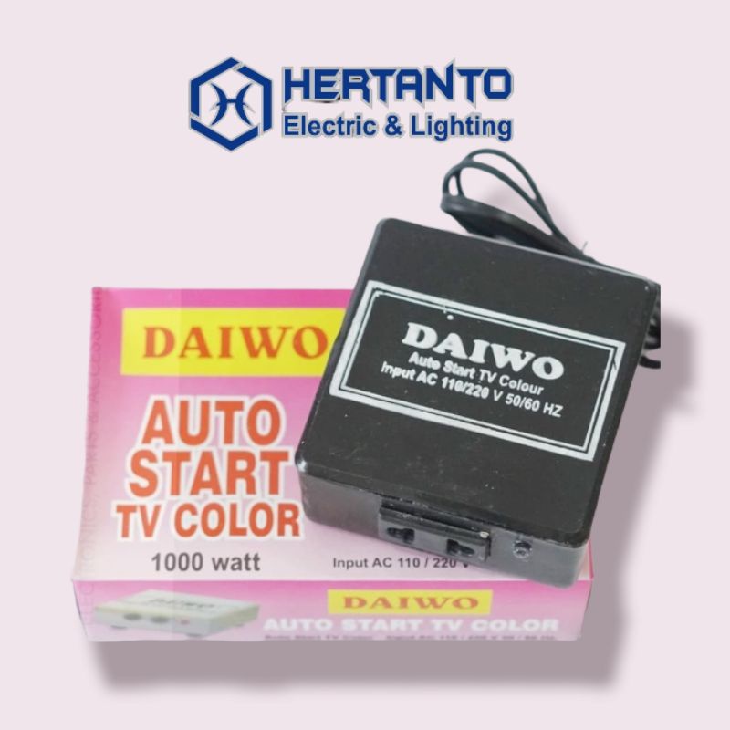 AUTO START DAIWO 1000W || TV COLOR || PENAHAN BEBAN