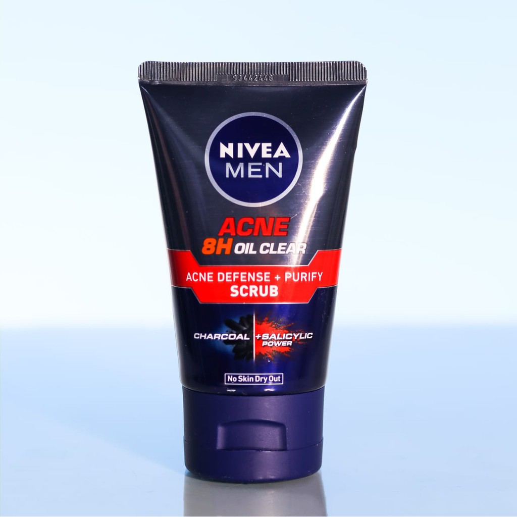 Nivea Men Acne 8H Oil Clear Acne Defense + Purity Scrub