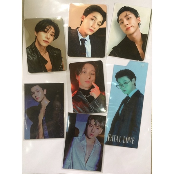 MONSTA X CHANGKYUN KIHYUN FATAL LOVE PC BOOKMARK HIDDEN CARD KTOWN PHOTOCARD