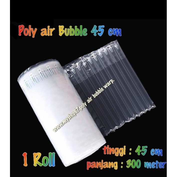 Packaging Air Bubble Colum Bags 45cm x 300 Meter 1 Roll 300 meter