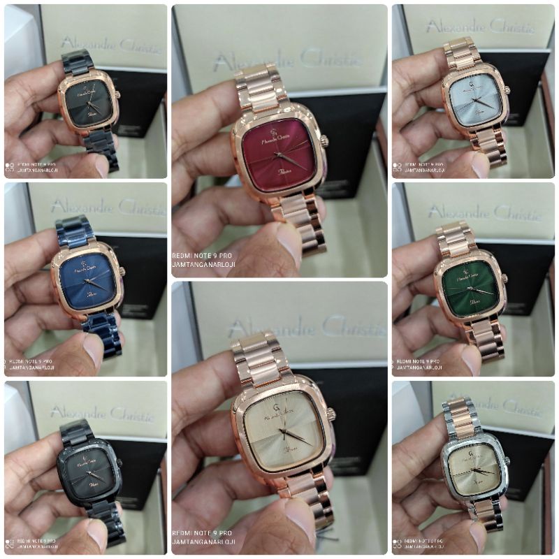 JAM TANGAN WANITA ALEXANDRE CHRISTIE 2982 NEW AC2982 STAINLESS STEEL ORIGINAL GARANSI RESMI 1 TAHUN