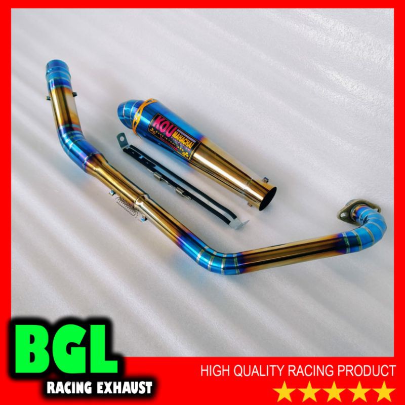 knalpot racing KOU bluegold Vixion old/new advance