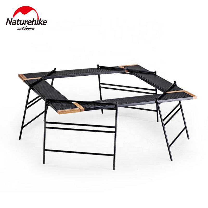 MEJA LIPAT CAMPING PIKNIK NATUREHIKE NH20JJ012 SPLICING CAMP TABLE OUTDOOR RAK MEJA MULTIFUNGSI
