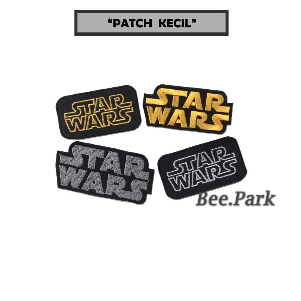 Patch Bordir Jahit Emblem Star Wars Murah Berkualitas