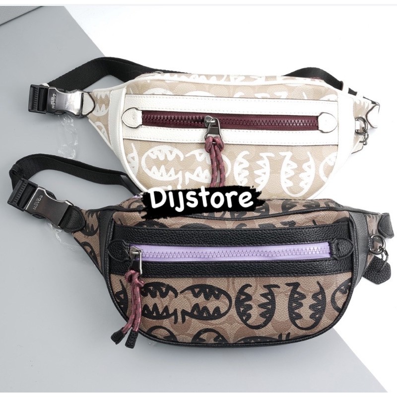 tas selempang wanita coach Grade original waistbag wanita dan pria import waist bag coach