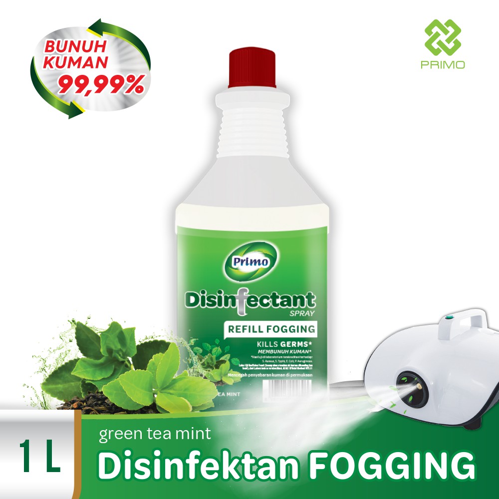 PRIMO Disinfectant Fogging Liquid Cairan Desinfektan Mesin Hot Fogging 1 L