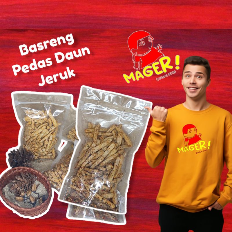 

Basreng Mager Pedas Daun Jeruk 250 Gram