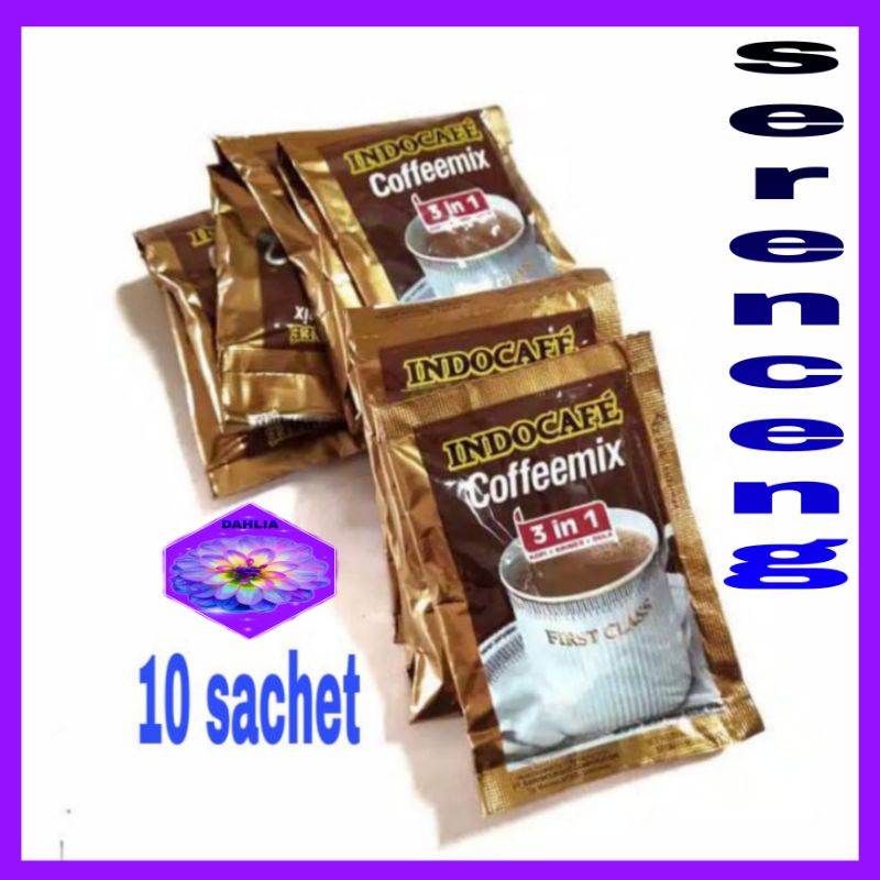 

kopi indocafe coffeemix renceng isi 10 sachet