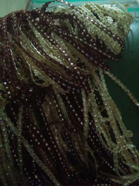 Tirai Benang Gliter Pelangi