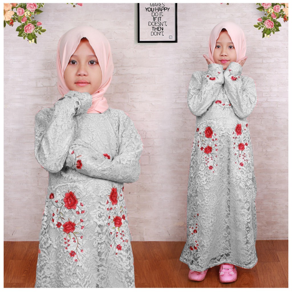 HOPYLOVY SALE - GAMIS ANAK BRUKAT NAOMI KIDS