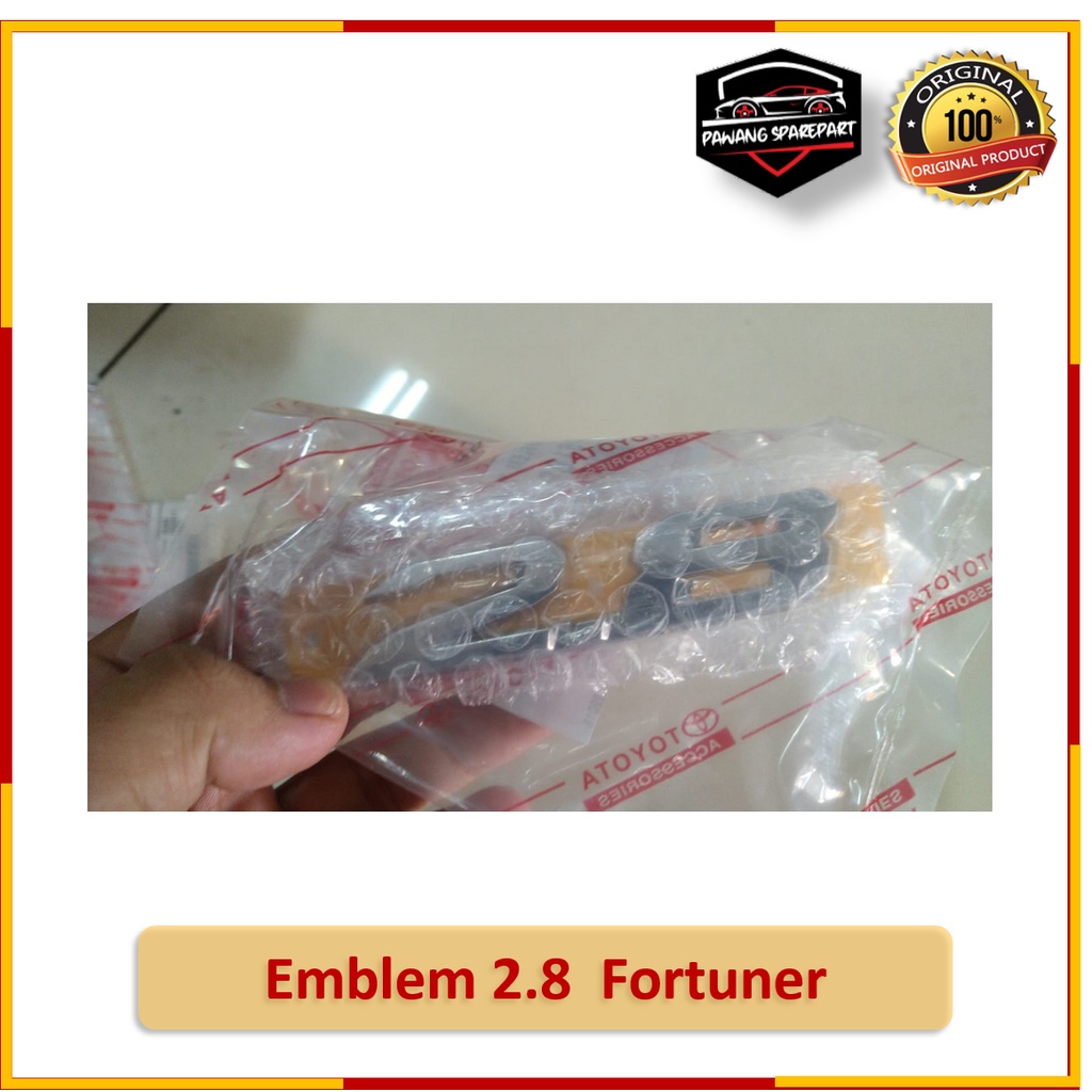 Emblem 2.8 Fortuner