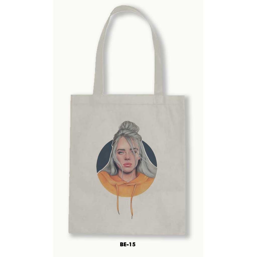 TOTE BAG BLACU - BILLIE EILISH .01