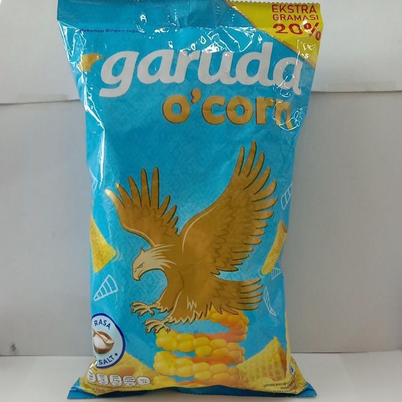 Garuda o'corn sea salt 75 + 15 gram