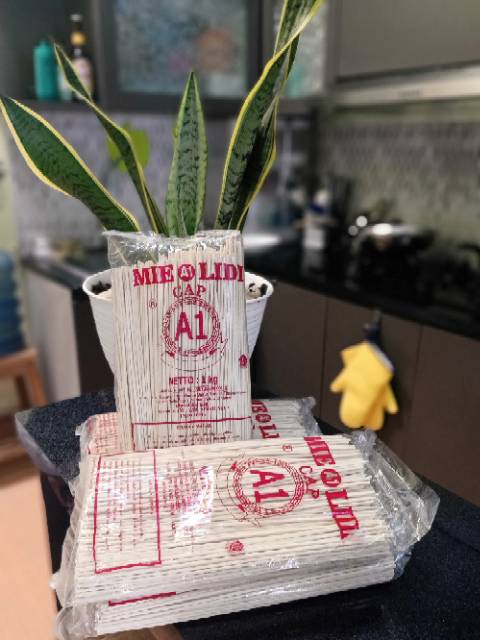 Mie Lidi Medan CAP A1 1kg Putih Mentah/ Mi Lidi/ Mie Gomak Medan/ Mie Enak/ Mi Gomak