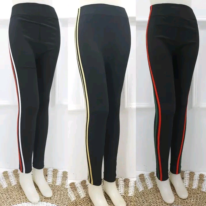 Legging List Wanita Tebal Ukuran Standar