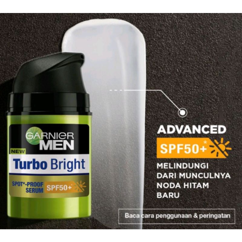 GARNIER Men Acno Fight Acne Fighting | Turbo Bright  Serum Wajah