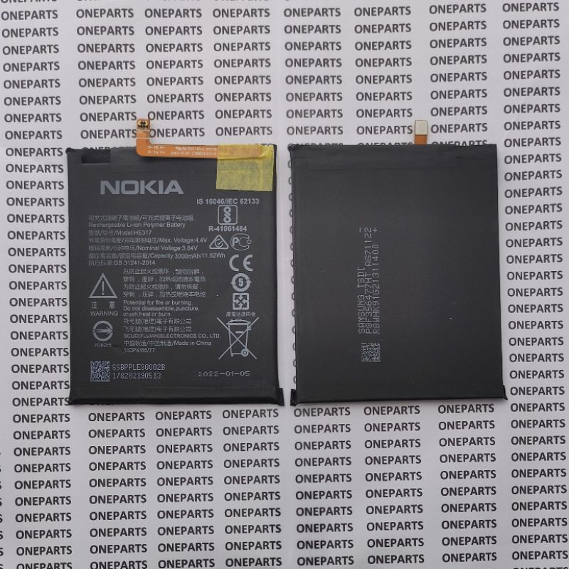 BAT BATTERY BATERAI BATRE NOKIA 6 HE316 HE317 ORIGINAL