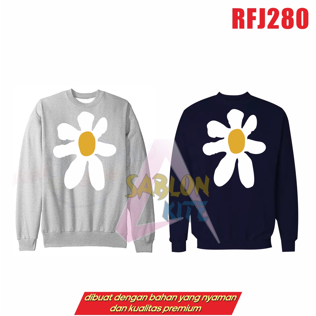 MURAH!!! SWEATER JIMIN BUNGA RFJ280 UNISEX