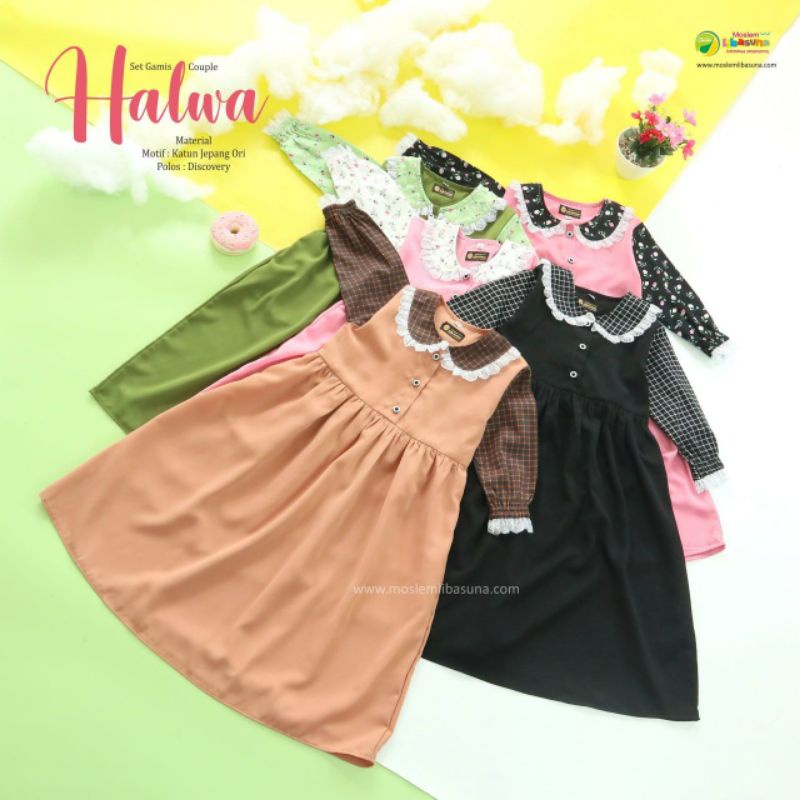 Set Gamis Couple Halwa Libasuna
