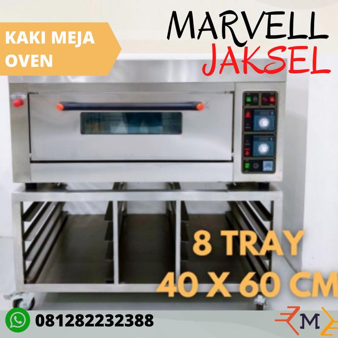 Kaki Meja Oven Deck Gas 1 Deck 2 Tray / Oven Gas 1 Deck 1 Tray