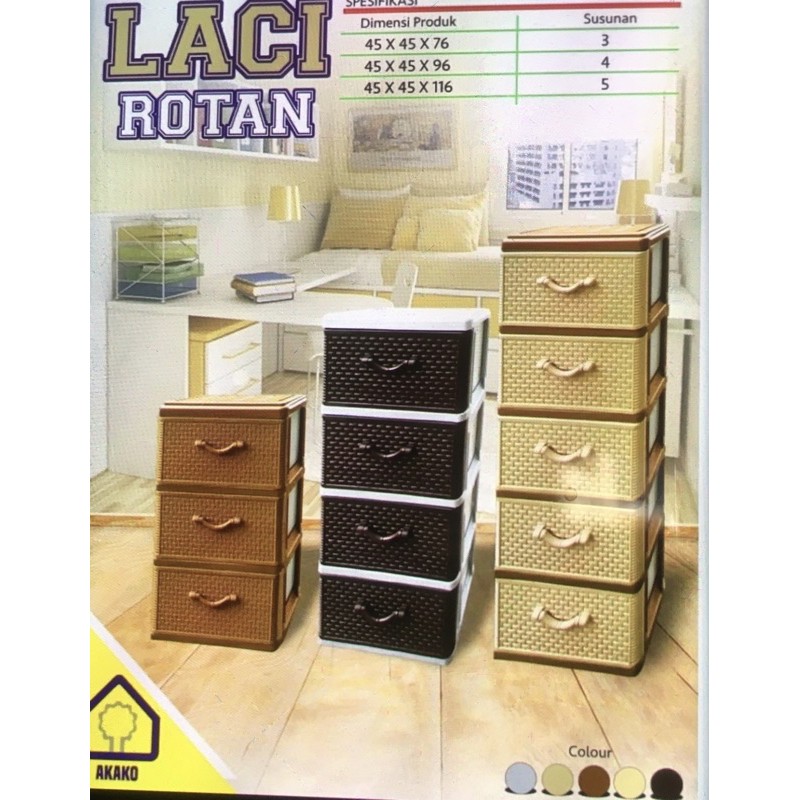 lemari plastik akako 4susun