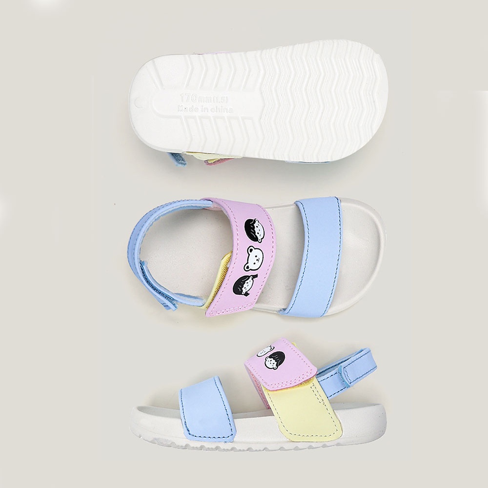 Sandal Anak Perempuan Desain Non-slip Sol Ekstra Tebal Sandal Anak Princess EVA Bahan
