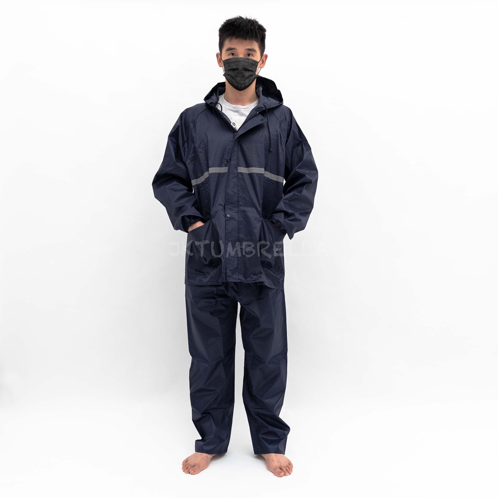 Setelan Jas hujan / Jas Hujan Tebal Anti Air / Jas Hujan Jualan / GRC - 8070-1