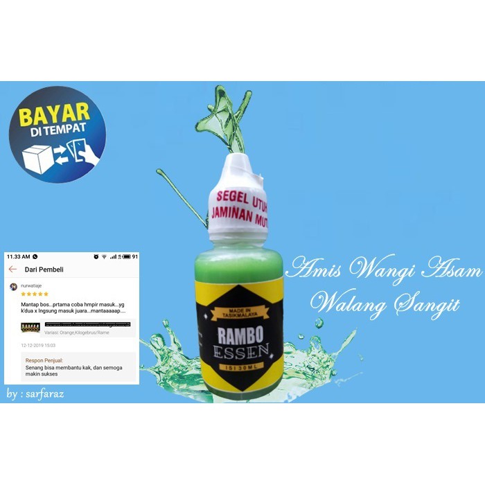 Essen Amis Wangi Asam Walang Sangit Untuk Ikan Mas