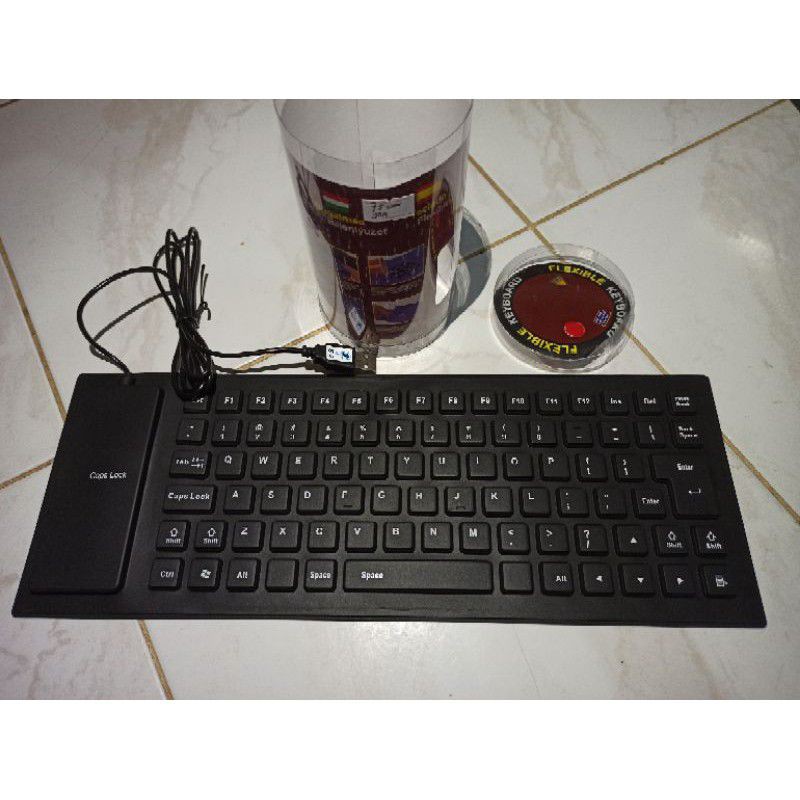 keyboard lipat fleksibel usb anti air