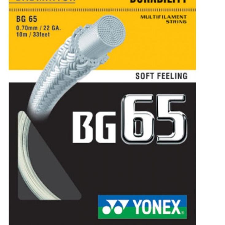 Dijamin Miring harga.. Senar Yonex BG 65 / Senar Raket Bulutangkis Yonex BG 65 / Senar Raket Badmint