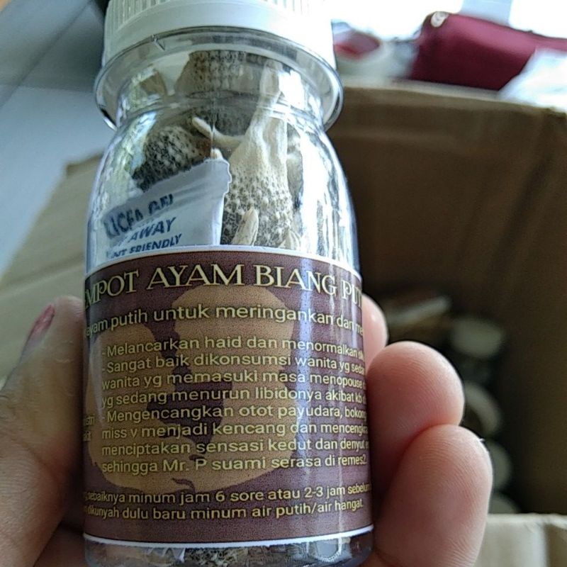 EMPOT AYAM BIANG PUTIH ORIGINAL