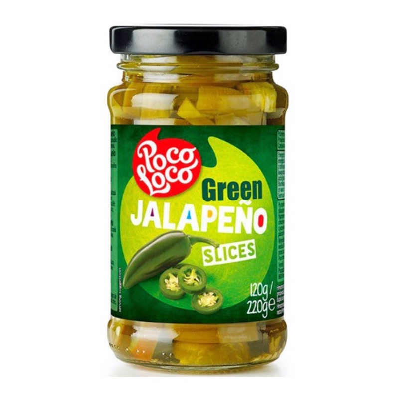 

Poco Loco Sliced Green Jalapeno 220gr/poco loco green jalapeno slices | acar | asinan | buah | cabai / pocoloco