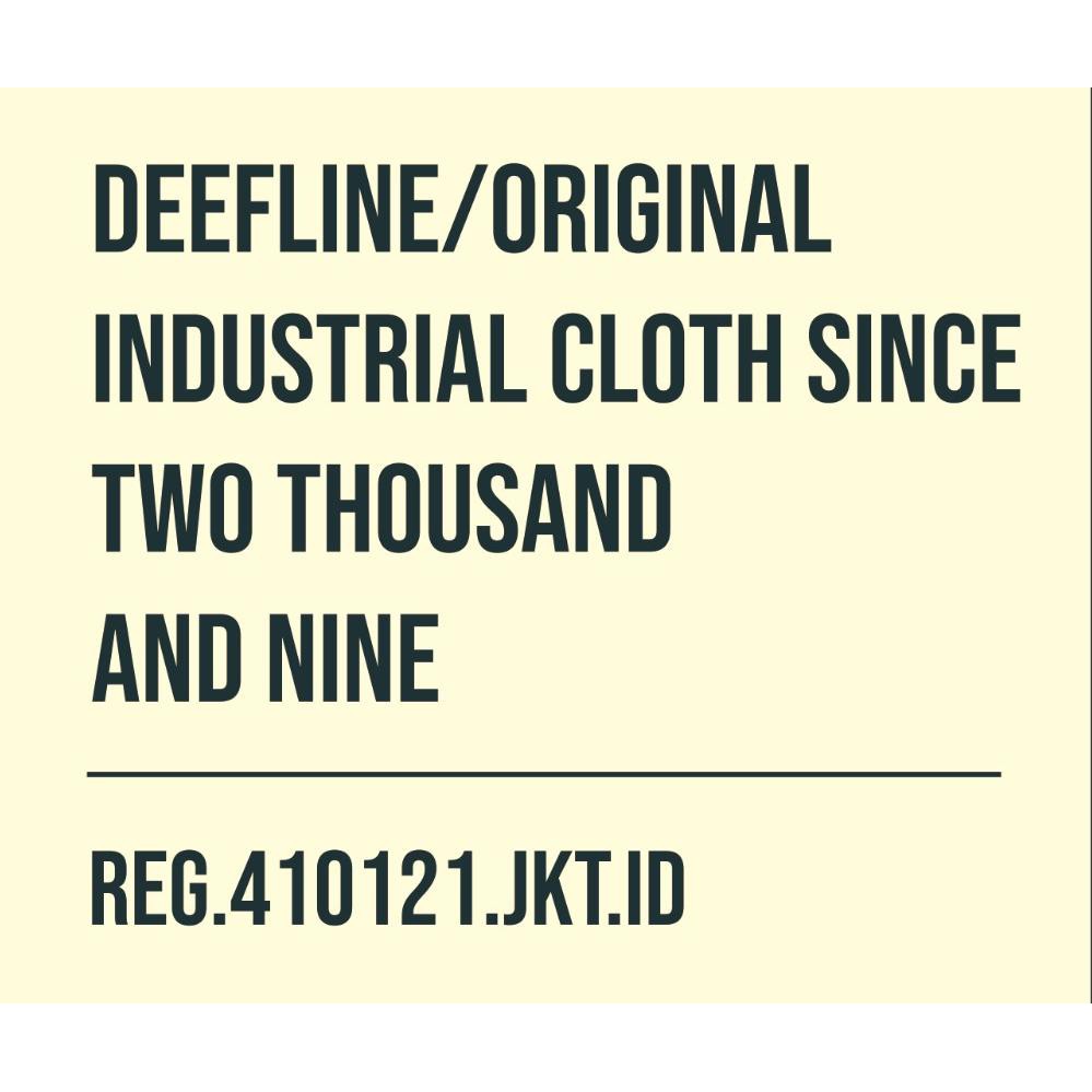 Kaos pria tshirt deefline dark navy