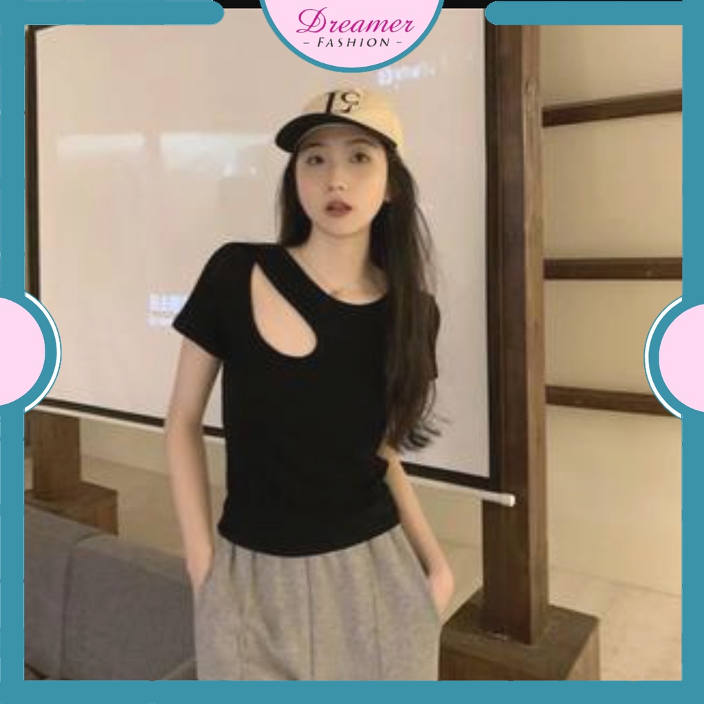 DF BJ281 Baju Wanita Knit Crop Top Atasan Wanita Baju Fashion Korean