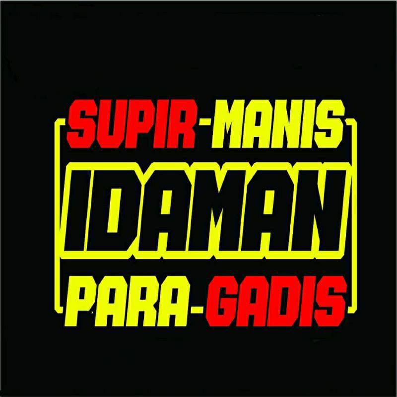 stiker cutting/sticker cutting kata2 buat kaca mobil truck,elf,pick up,colt dll