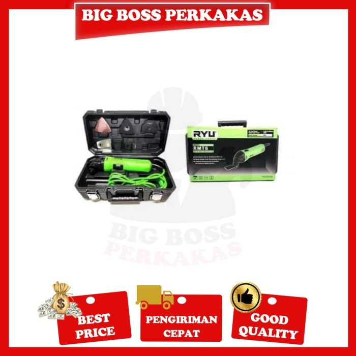 Tekiro Ryu Mesin Multi Cutter Set 6Pcs Rmt 6- Multi Oskilasi Tools Ryu #98