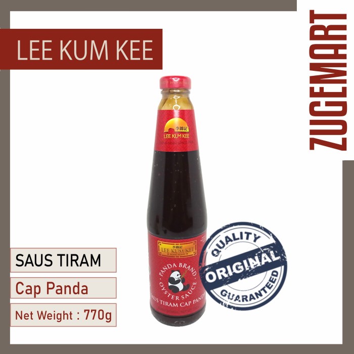 

Lee Kum Kee Oyster Sauce 770gr / Saus Tiram Cap Panda 770 g