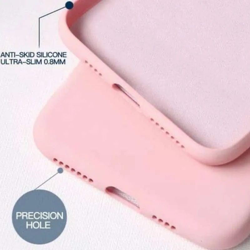 Soft Case Silicon Back Cover Premium Casing iPhone Xs 12 13 Mini Pro Max