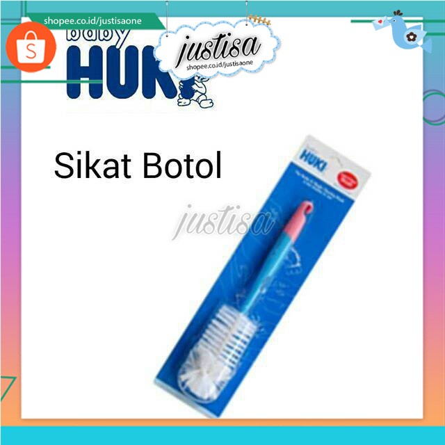 Promo  !! SIKAT BOTOL HUKI -  BABY HUKI BOTTLE AND NIPPLE BRUSH - SIKAT BOTOL MURAH