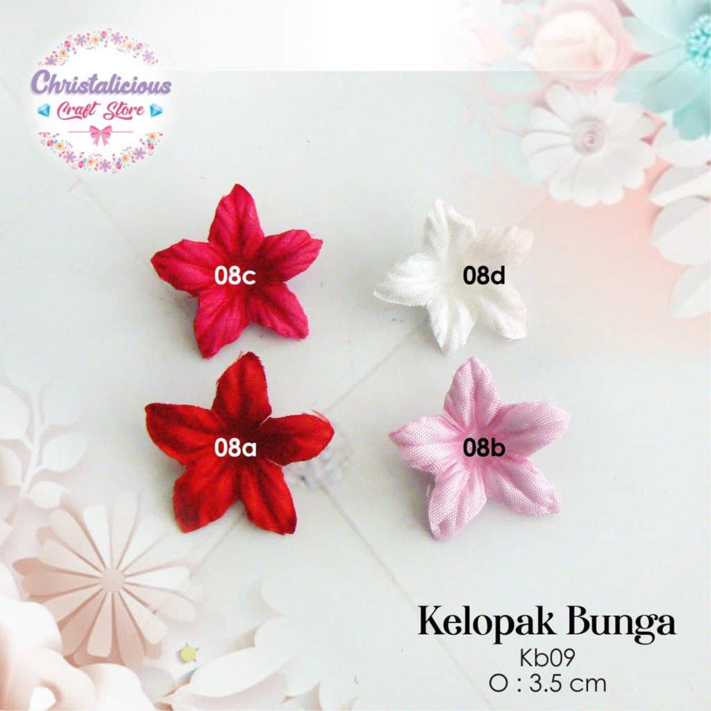 Kelopak bunga, bunga hanna, bunga sakura, kelopak bunga craft, kelopak tempel, kelopak jahit, kelopa