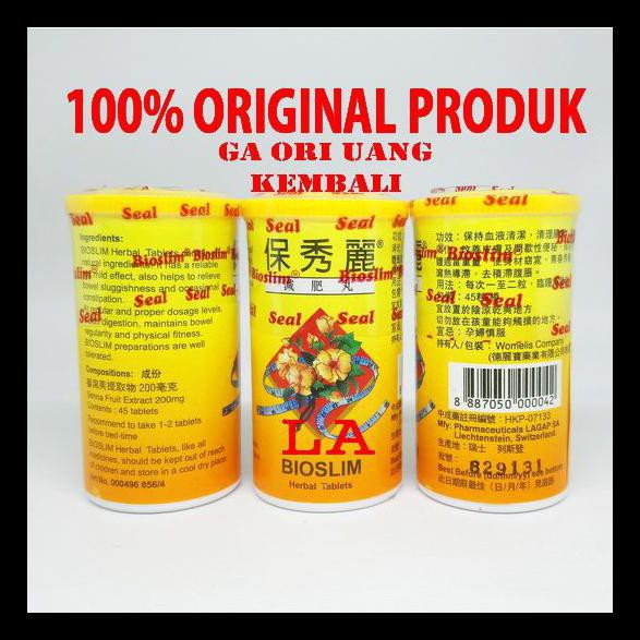 Hot Sale Bioslim Herbal Tablet Obat Pelangsing / Menurunkan Berat Badan
