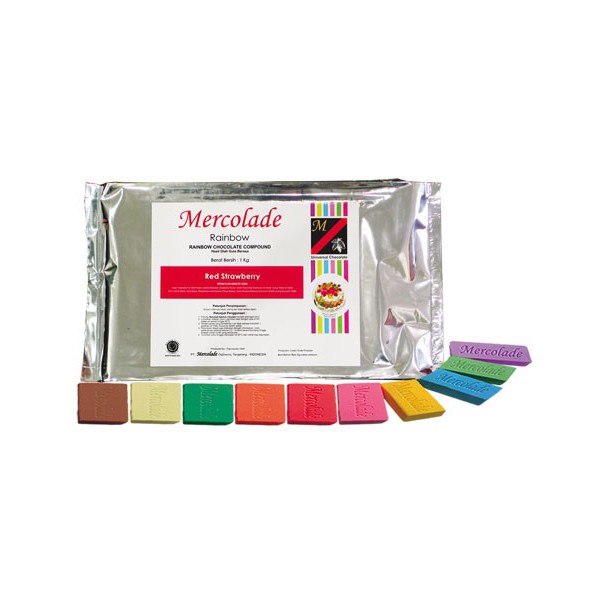 

MERCOLADE RAINBOW COMPOUND / COKLAT BATANG WARNA WARNI MERCOLADE 170 GR (REPACK)