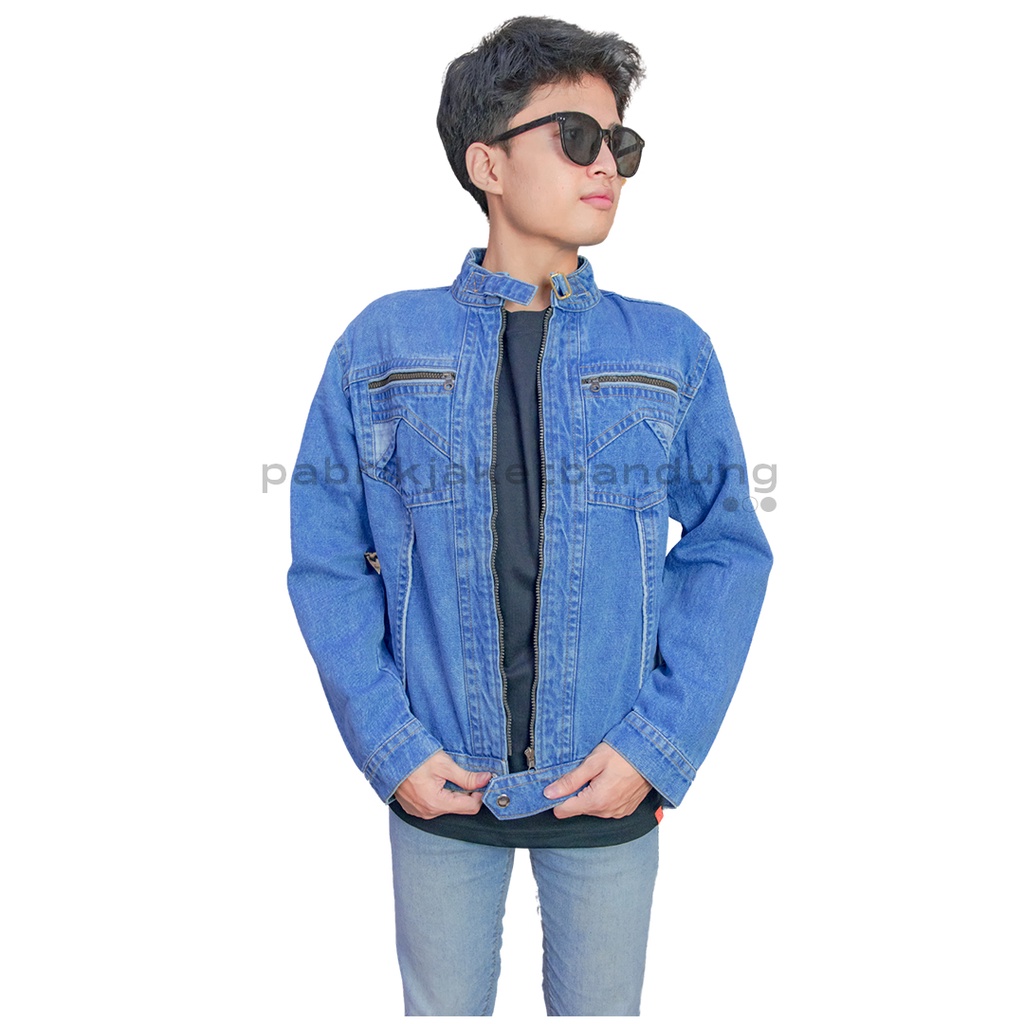 Jaket Jean&quot;s SUNMORI Pria II JAKET JEANS ZIPPER || JAKET JEANS PREMIUM