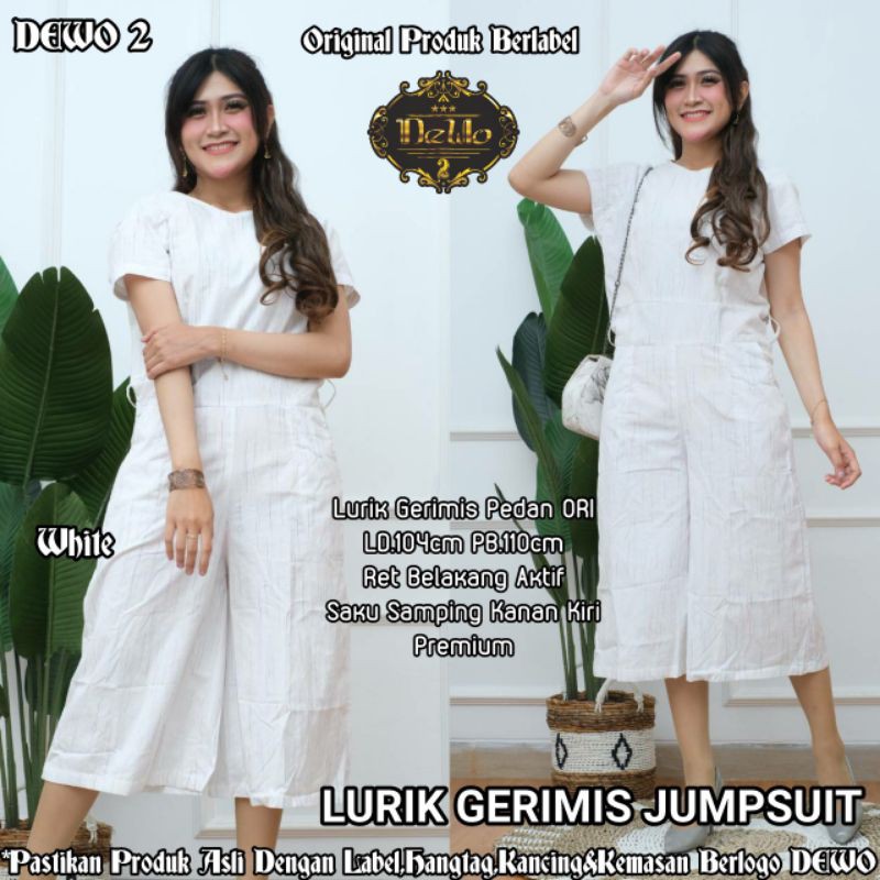 Jual Lurik Jumpsuit Gerimis Indonesia|Shopee Indonesia