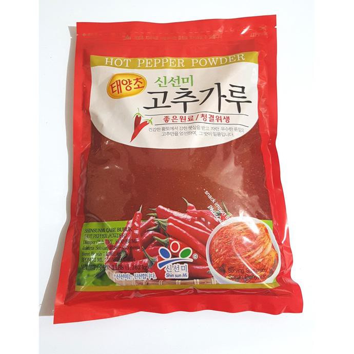 

terlaris01 Gochugaru Hot Pepper Powder Cabe Bubuk Kasar Korea Repacked 100gr